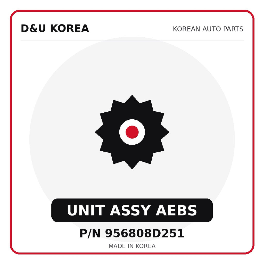 Genuine Mobis UNIT ASSY AEBS 956808D251 for Korean vehicles | D&U Korea