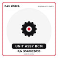 Genuine Mobis UNIT ASSY BCM 954003Z033 for Korean vehicles | D&U Korea