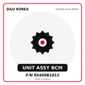 Genuine Mobis UNIT ASSY BCM 95400B1012 - Korean auto parts from D&U Korea