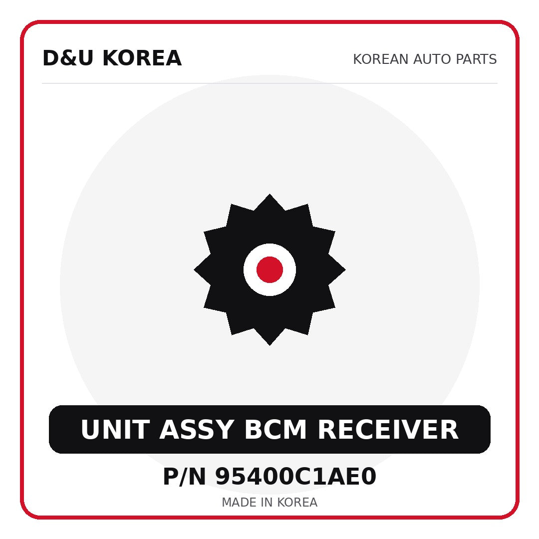 Genuine Mobis UNIT ASSY BCM RECEIVER 95400C1AE0 - Korean auto parts from D&U Korea
