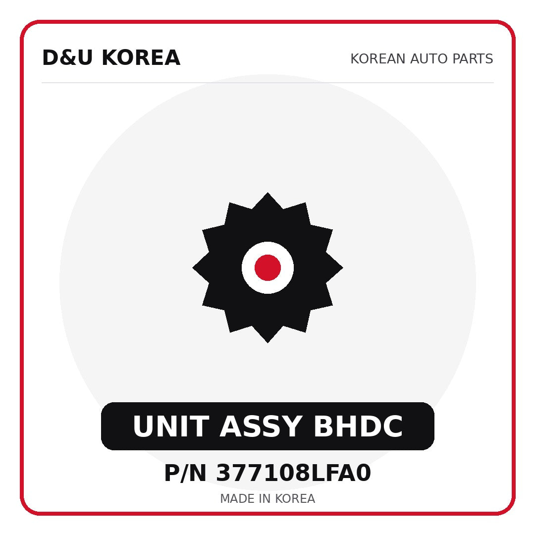 Genuine Mobis UNIT ASSY BHDC 377108LFA0 - Korean auto parts from D&U Korea