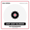 Genuine Mobis UNIT ASSY BLINKER 955505A501 for Korean vehicles | D&U Korea