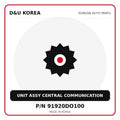 Genuine Mobis UNIT ASSY CENTRAL COMMUNICATION 91920DO100 for Korean vehicles | D&U Korea