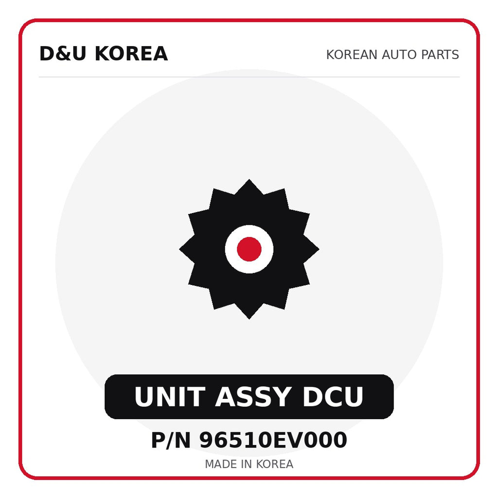 Genuine Mobis UNIT ASSY DCU 96510EV000 - Korean auto parts from D&U Korea