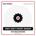 Genuine Mobis UNIT ASSY FRONT RADAR 99110T4200 for Korean vehicles | D&U Korea