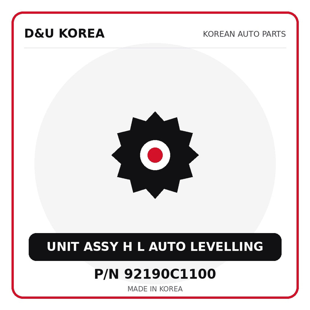 Genuine Mobis UNIT ASSY H L AUTO LEVELLING 92190C1100 for Korean vehicles | D&U Korea