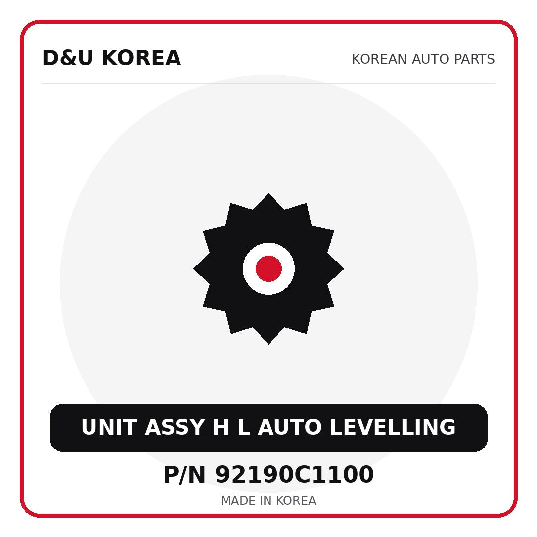 Genuine Mobis UNIT ASSY H L AUTO LEVELLING 92190C1100 for Korean vehicles | D&U Korea