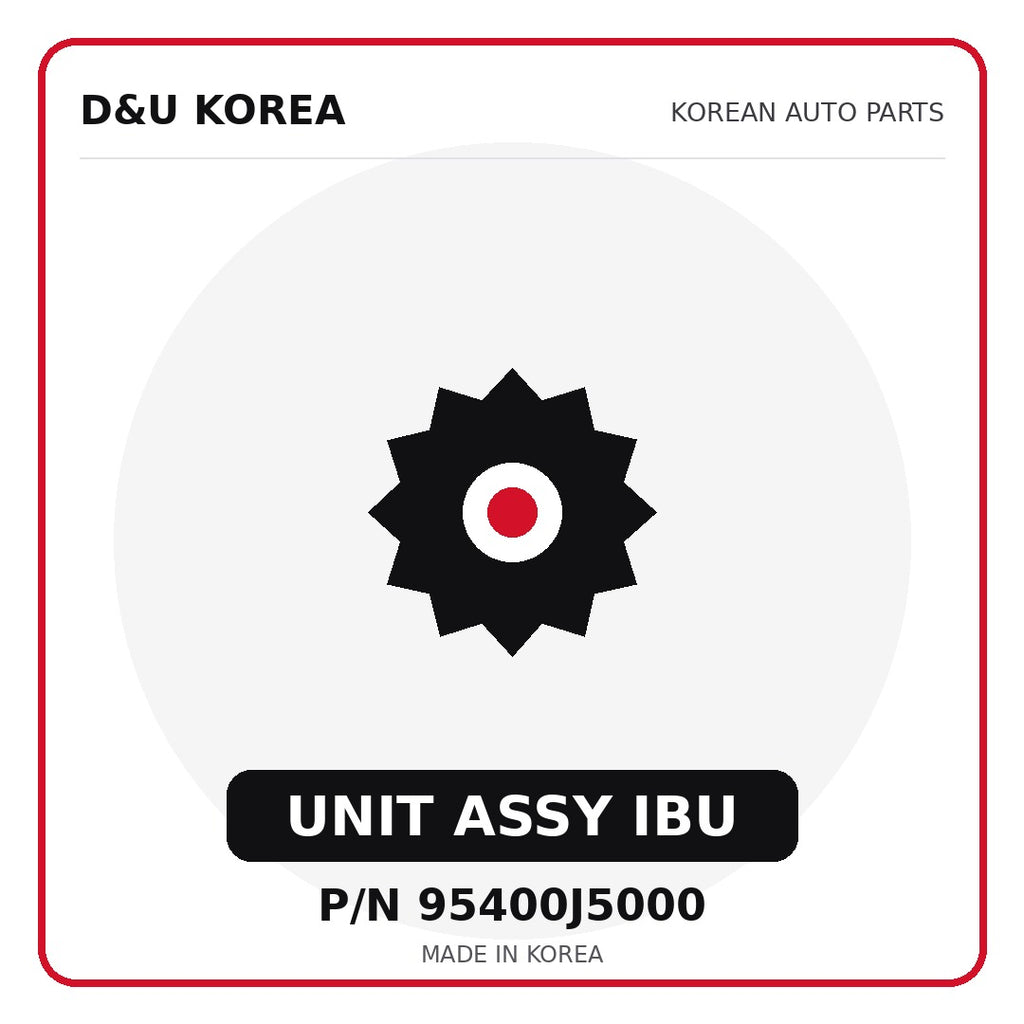 Genuine Mobis UNIT ASSY IBU 95400J5000 for Korean vehicles | D&U Korea