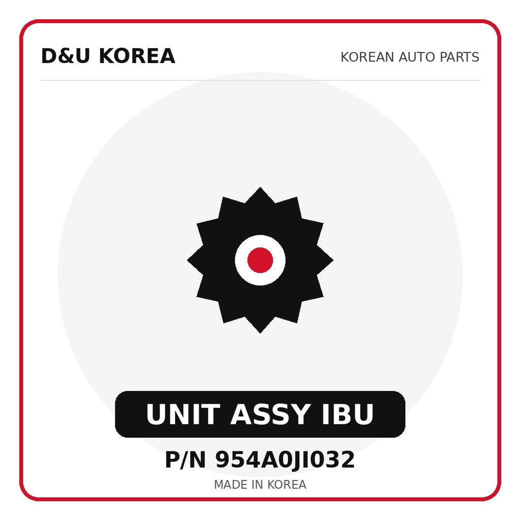 Genuine Mobis UNIT ASSY IBU 954A0JI032 - Korean auto parts from D&U Korea
