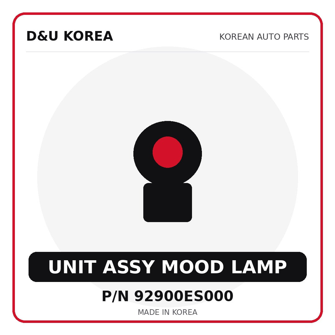 Genuine Mobis UNIT ASSY MOOD LAMP 92900ES000 - Korean auto parts from D&U Korea