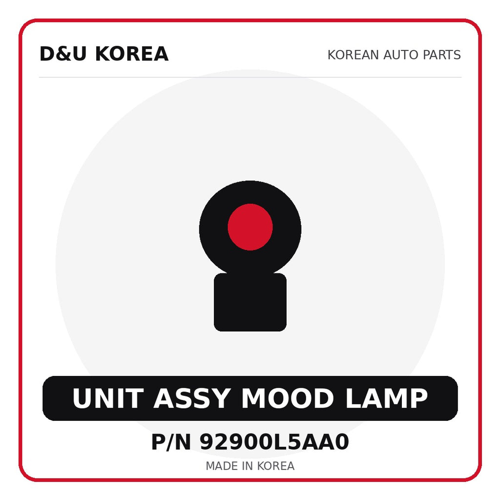 Genuine Mobis UNIT ASSY MOOD LAMP 92900L5AA0 for Korean vehicles | D&U Korea