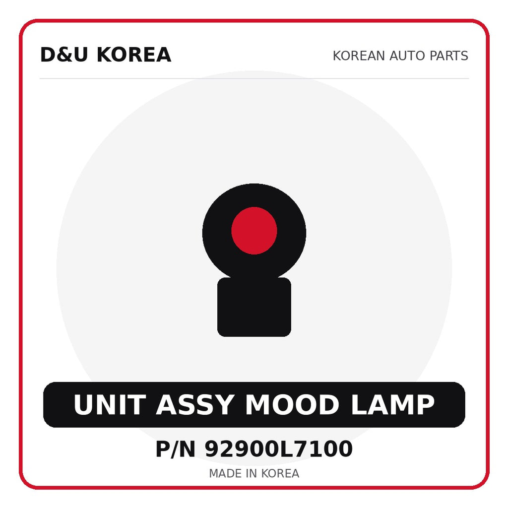 Genuine Mobis UNIT ASSY MOOD LAMP 92900L7100 - Korean auto parts from D&U Korea