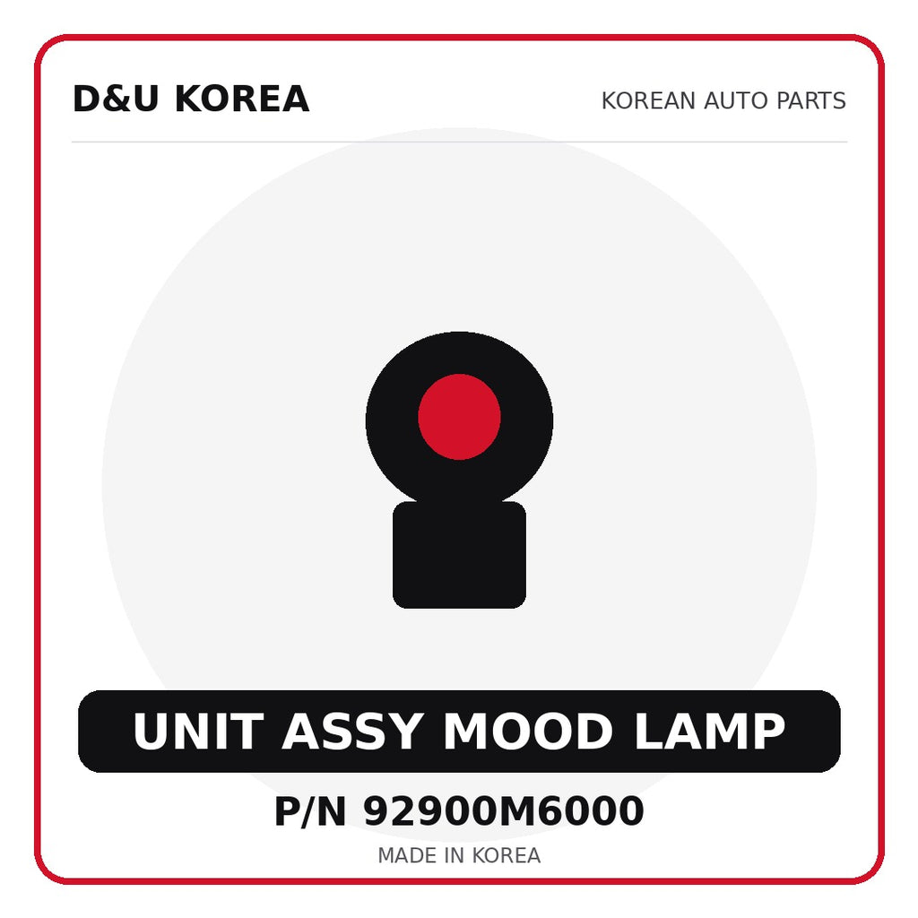 Genuine Mobis UNIT ASSY MOOD LAMP 92900M6000 - Korean auto parts from D&U Korea