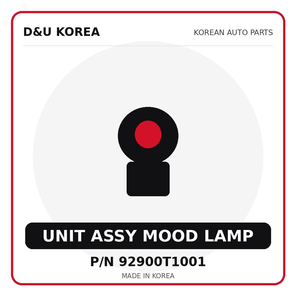 Genuine Mobis UNIT ASSY MOOD LAMP 92900T1001 for Korean vehicles | D&U Korea