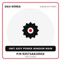 Genuine Mobis UNIT ASSY POWER WINDOW MAIN 93571AA1004X - Korean auto parts from D&U Korea