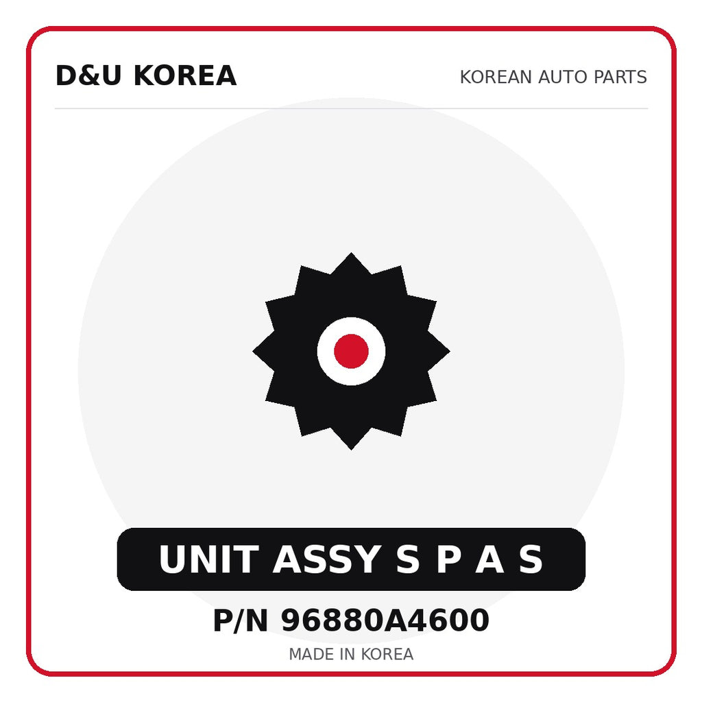Genuine Mobis UNIT ASSY S P A S 96880A4600 - Korean auto parts from D&U Korea