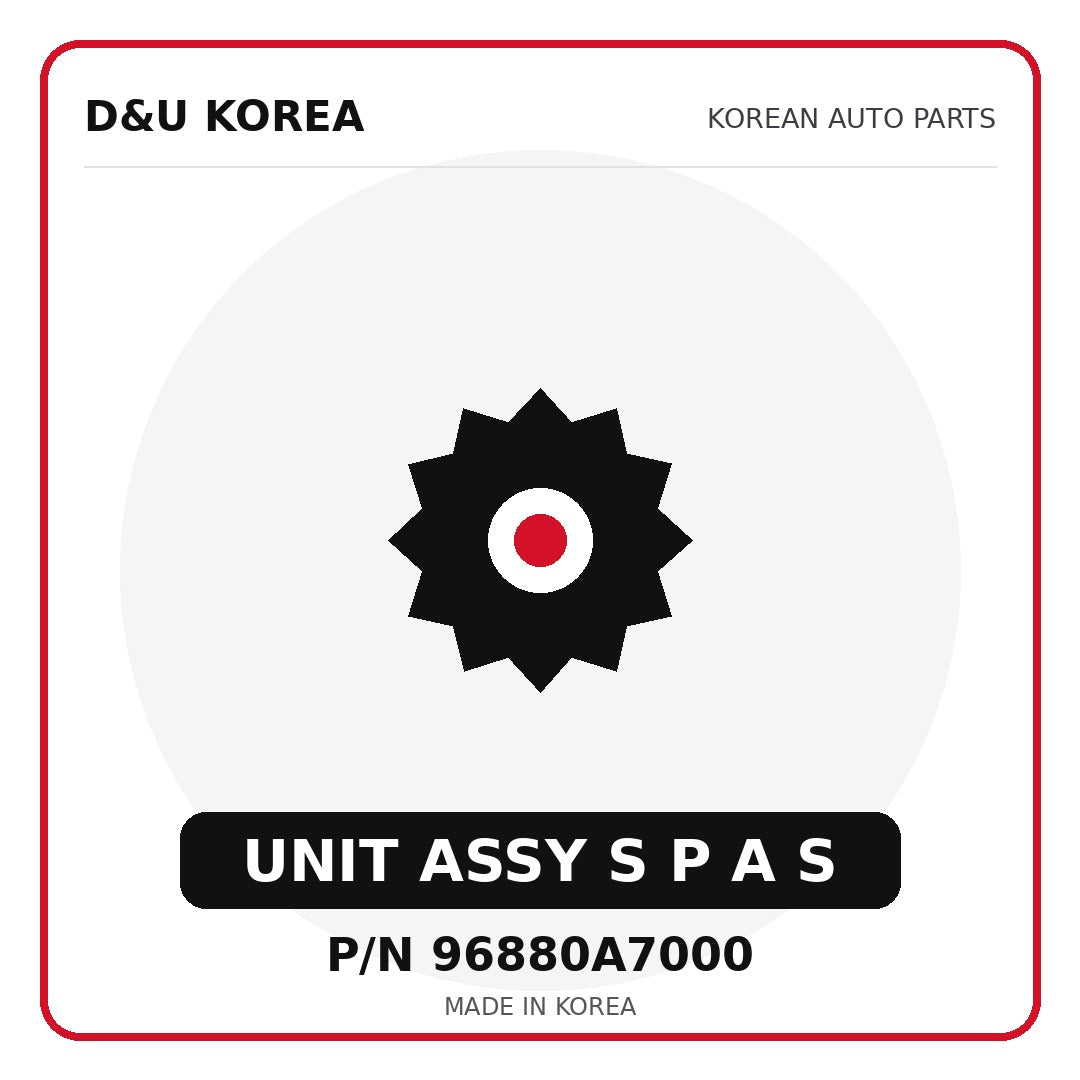 Genuine Mobis UNIT ASSY S P A S 96880A7000 - Korean auto parts from D&U Korea