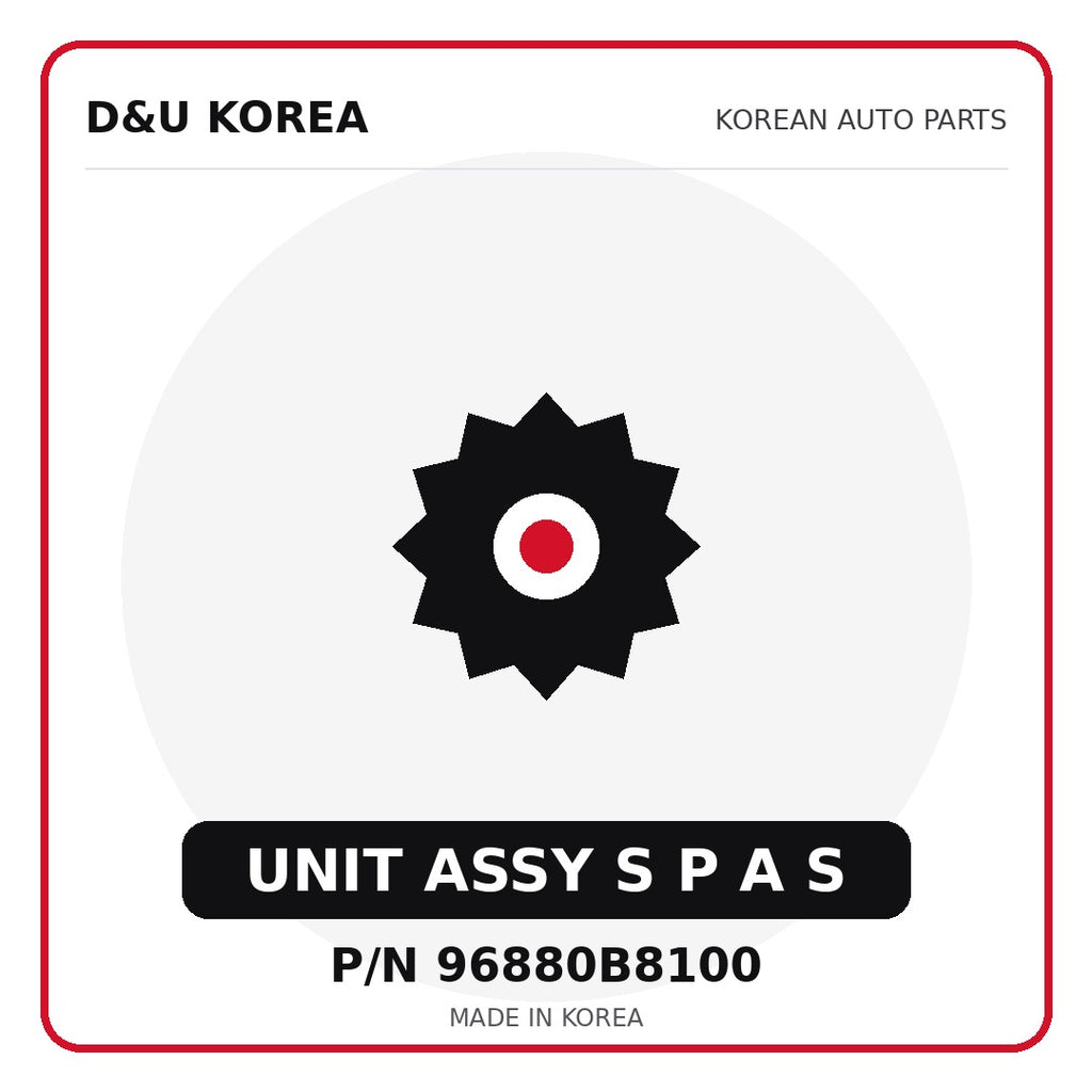 Genuine Mobis UNIT ASSY S P A S 96880B8100 for Korean vehicles | D&U Korea