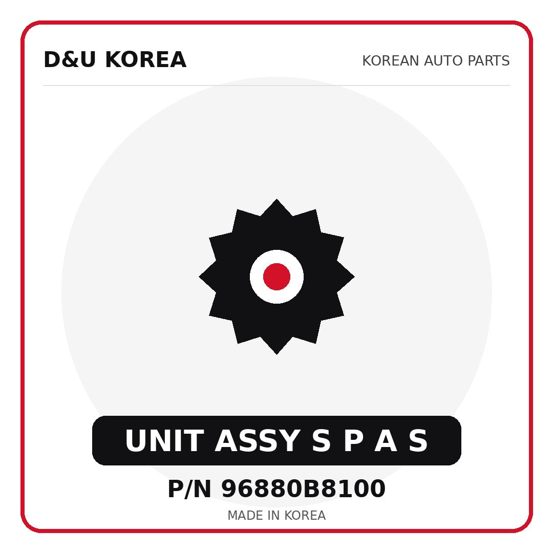 Genuine Mobis UNIT ASSY S P A S 96880B8100 for Korean vehicles | D&U Korea