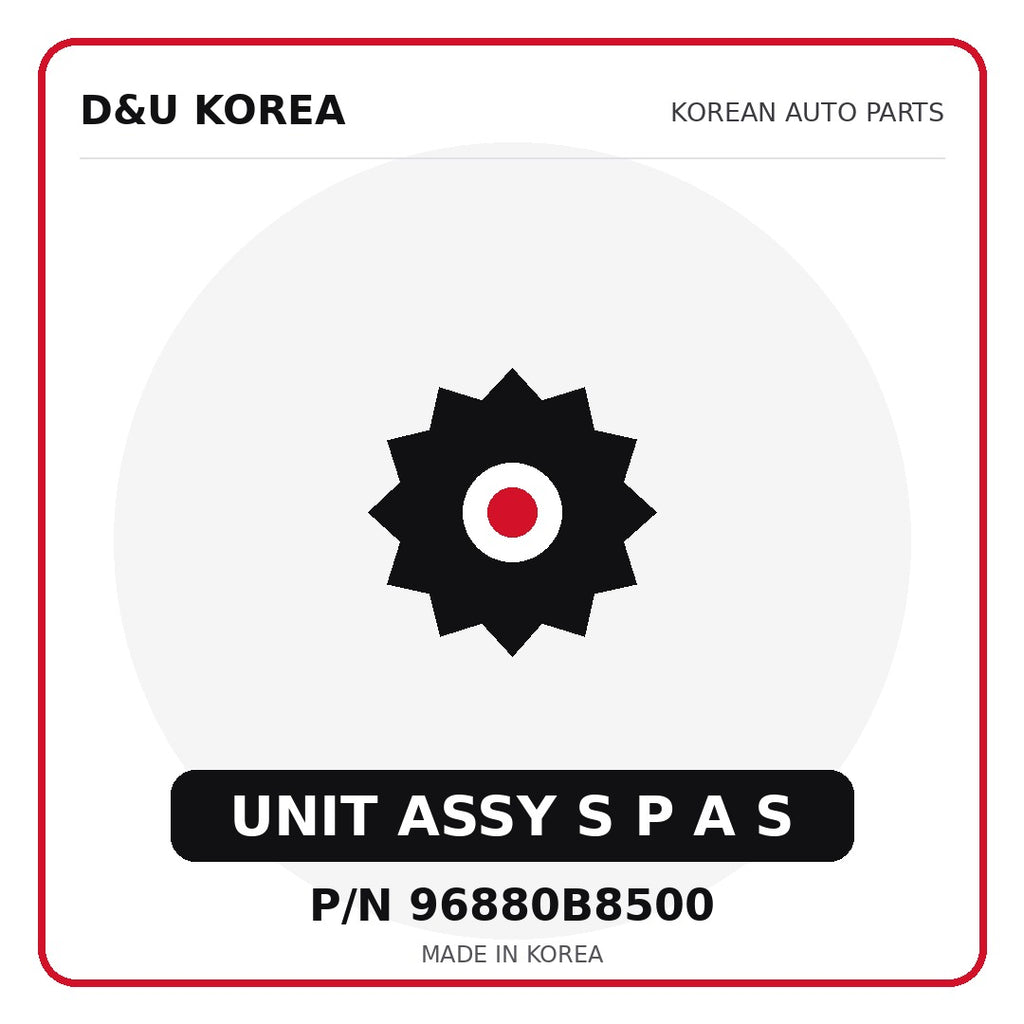 Genuine Mobis UNIT ASSY S P A S 96880B8500 - Korean auto parts from D&U Korea