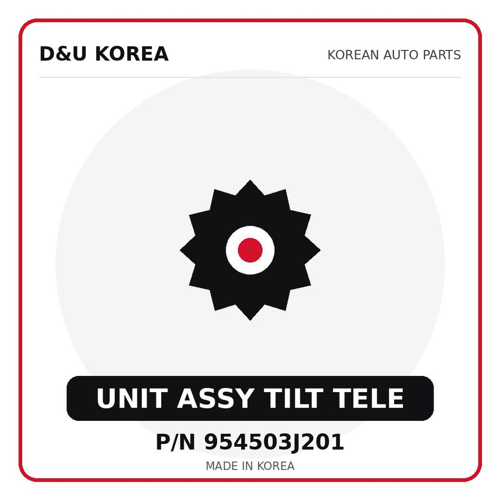 Genuine Mobis UNIT ASSY TILT TELE 954503J201 - Korean auto parts from D&U Korea
