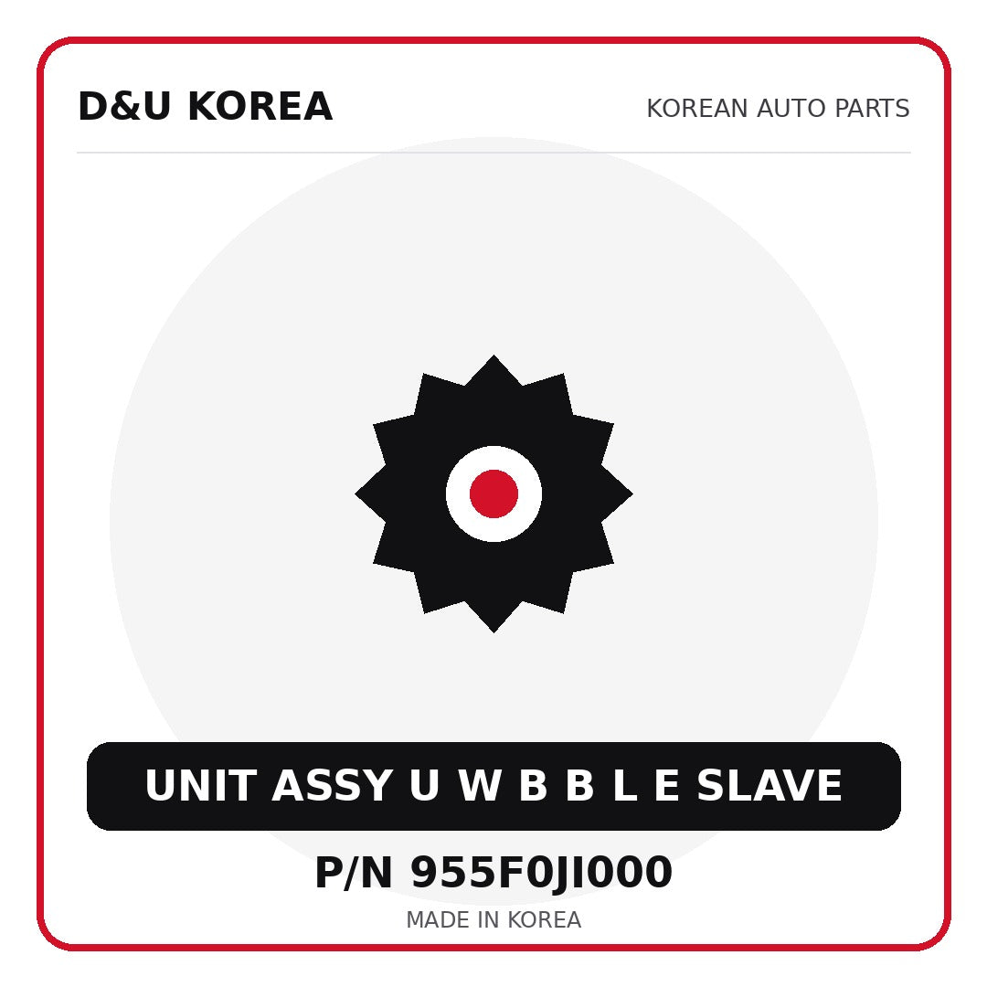 Genuine Mobis UNIT ASSY U W B B L E SLAVE 955F0JI000 for Korean vehicles | D&U Korea