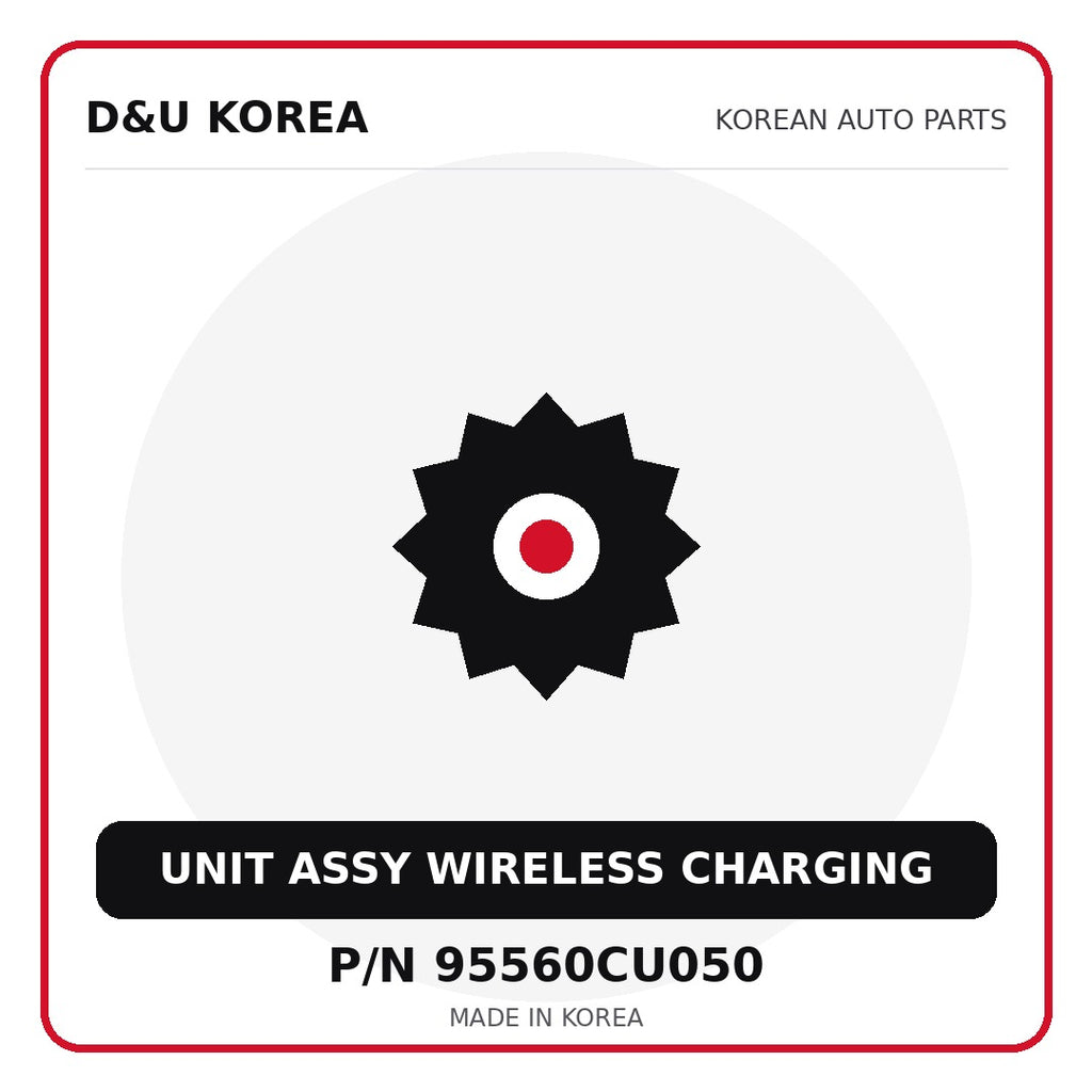 Genuine Mobis UNIT ASSY WIRELESS CHARGING 95560CU050 for Korean vehicles | D&U Korea