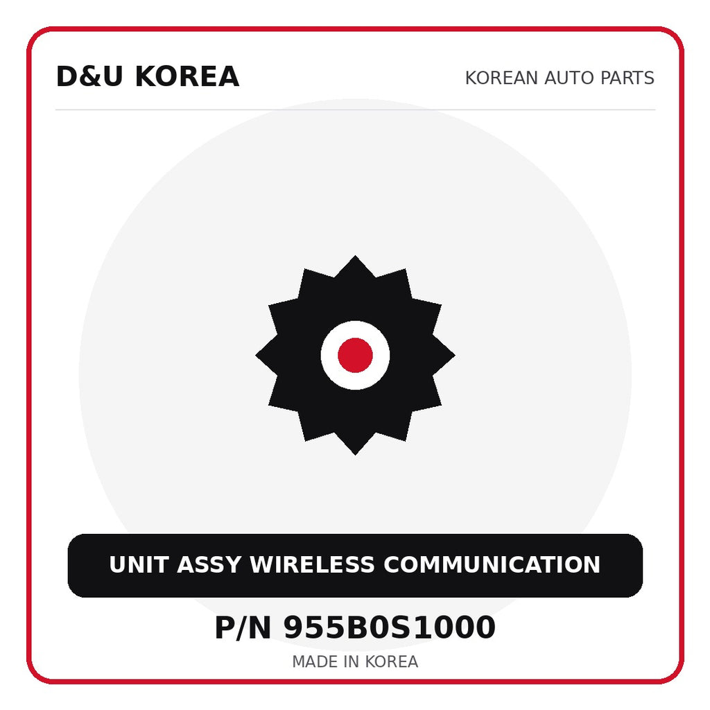 Genuine Mobis UNIT ASSY WIRELESS COMMUNICATION 955B0S1000 for Korean vehicles | D&U Korea