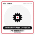 Genuine Mobis UNIT SENSOR ASSY AUTO LIGHT 9510039000 for Korean vehicles | D&U Korea