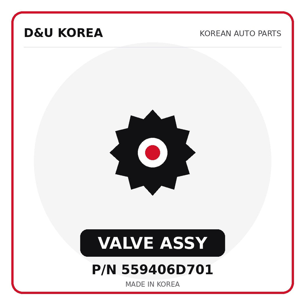 Genuine Mobis VALVE ASSY 559406D701 for Korean vehicles | D&U Korea