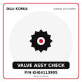 Genuine Mobis VALVE ASSY CHECK KHE4113995 for Korean vehicles | D&U Korea