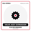 Genuine Mobis VALVE ASSY EXPANSION 992186D000 for Korean vehicles | D&U Korea