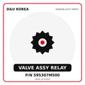 Genuine Mobis VALVE ASSY RELAY 595307M500 - Korean auto parts from D&U Korea