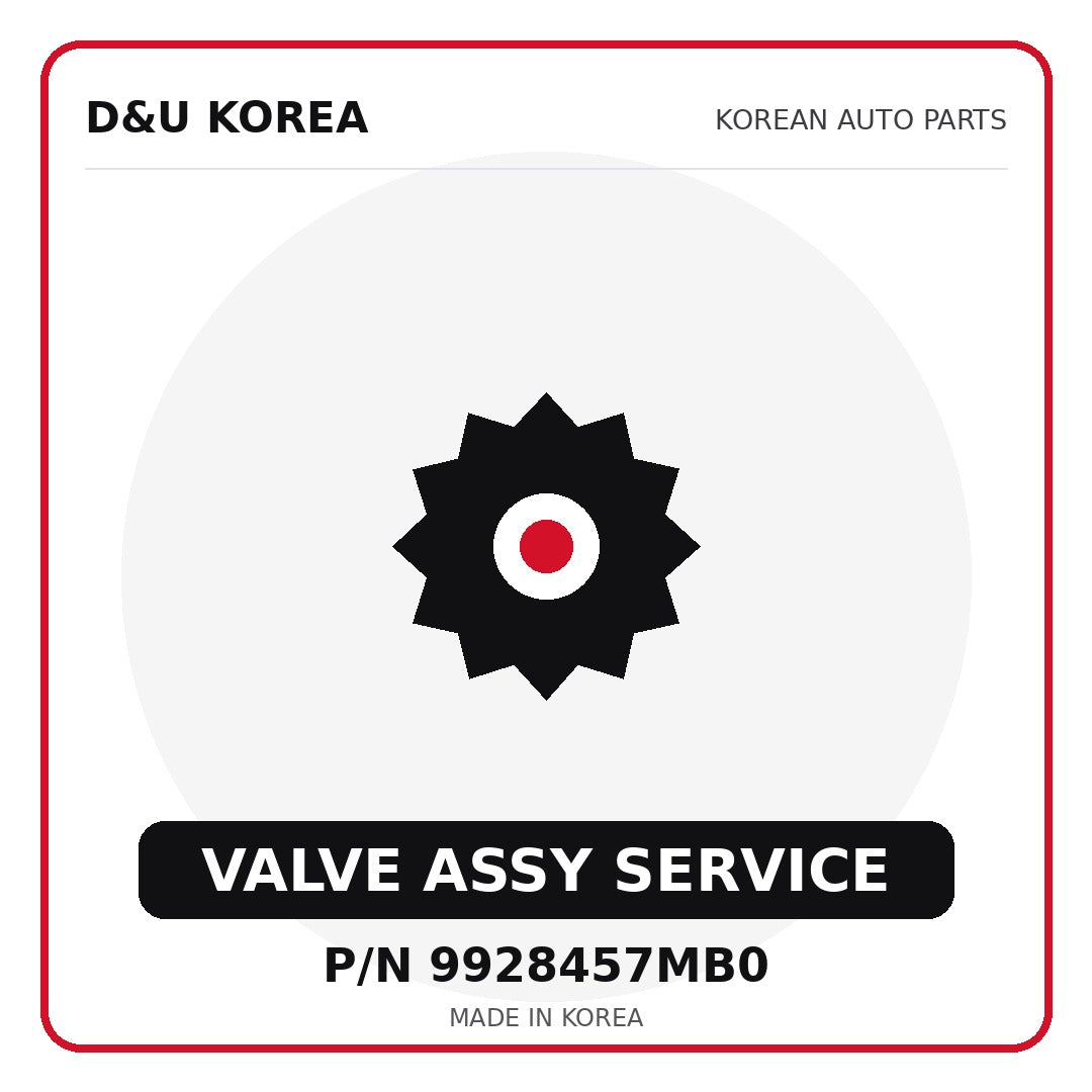 Genuine Mobis VALVE ASSY SERVICE 9928457MB0 for Korean vehicles | D&U Korea