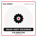 Genuine Mobis VALVE ASSY SOLENOID HR807300 for Korean vehicles | D&U Korea