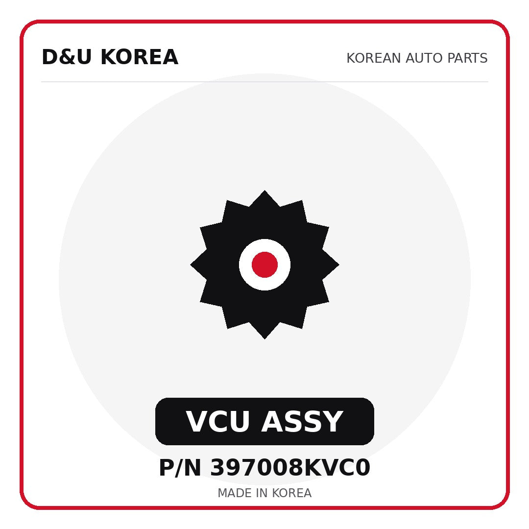 Genuine Mobis VCU ASSY 397008KVC0 for Korean vehicles | D&U Korea