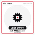 Genuine Mobis VENT COMPT AA92A51622 - Korean auto parts from D&U Korea