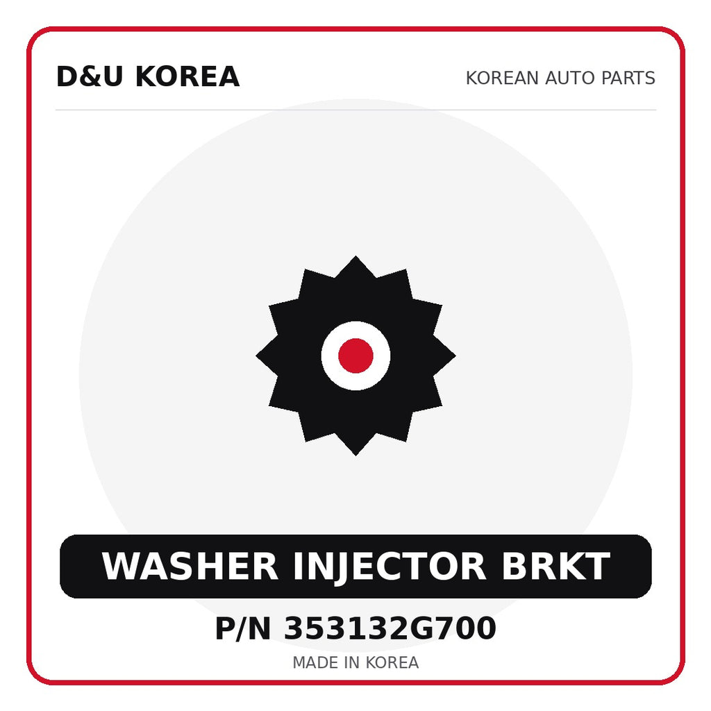Genuine Mobis WASHER INJECTOR BRKT 353132G700 - Korean auto parts from D&U Korea
