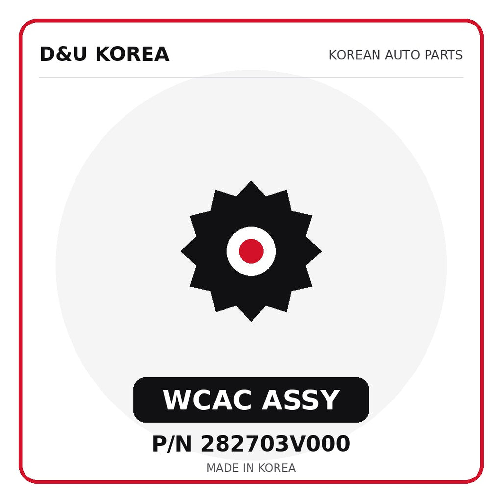 Genuine Mobis WCAC ASSY 282703V000 - Korean auto parts from D&U Korea