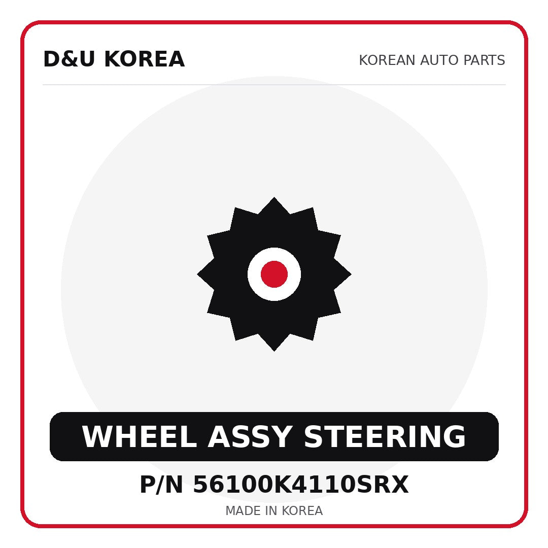 Genuine Mobis WHEEL ASSY STEERING 56100K4110SRX for Korean vehicles | D&U Korea