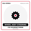 Genuine Mobis WHEEL ASSY STEERING 56100S8770NNB for Korean vehicles | D&U Korea