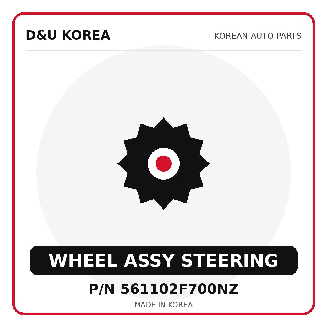 Genuine Mobis WHEEL ASSY STEERING 561102F700NZ - Korean auto parts from D&U Korea