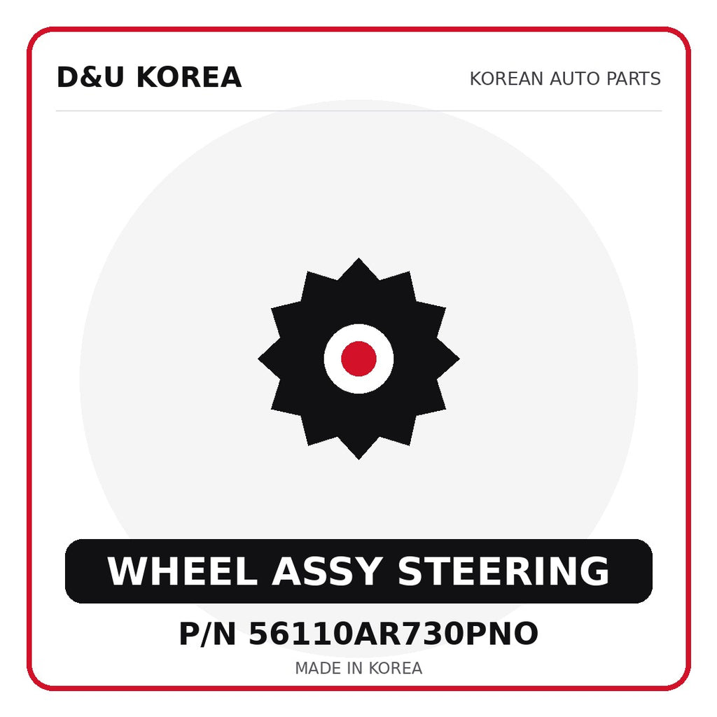 Genuine Mobis WHEEL ASSY STEERING 56110AR730PNO - Korean auto parts from D&U Korea