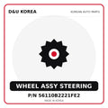Genuine Mobis WHEEL ASSY STEERING 56110B2221FE2 - Korean auto parts from D&U Korea