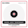 Genuine Mobis WHEEL ASSY TEMPORARY 529102E900 for Korean vehicles | D&U Korea