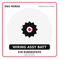 Genuine Mobis WIRING ASSY BATT 918502F070 for Korean vehicles | D&U Korea