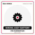 Genuine Mobis WIRING ASSY BATTERY 918504F320 for Korean vehicles | D&U Korea