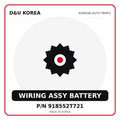 Genuine Mobis WIRING ASSY BATTERY 918552T721 for Korean vehicles | D&U Korea