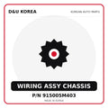 Genuine Mobis WIRING ASSY CHASSIS 915005M403 for Korean vehicles | D&U Korea