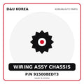 Genuine Mobis WIRING ASSY CHASSIS 915008EDT3 for Korean vehicles | D&U Korea